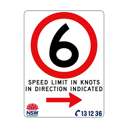 Speed Limit in Knots 900mm x 1200mm