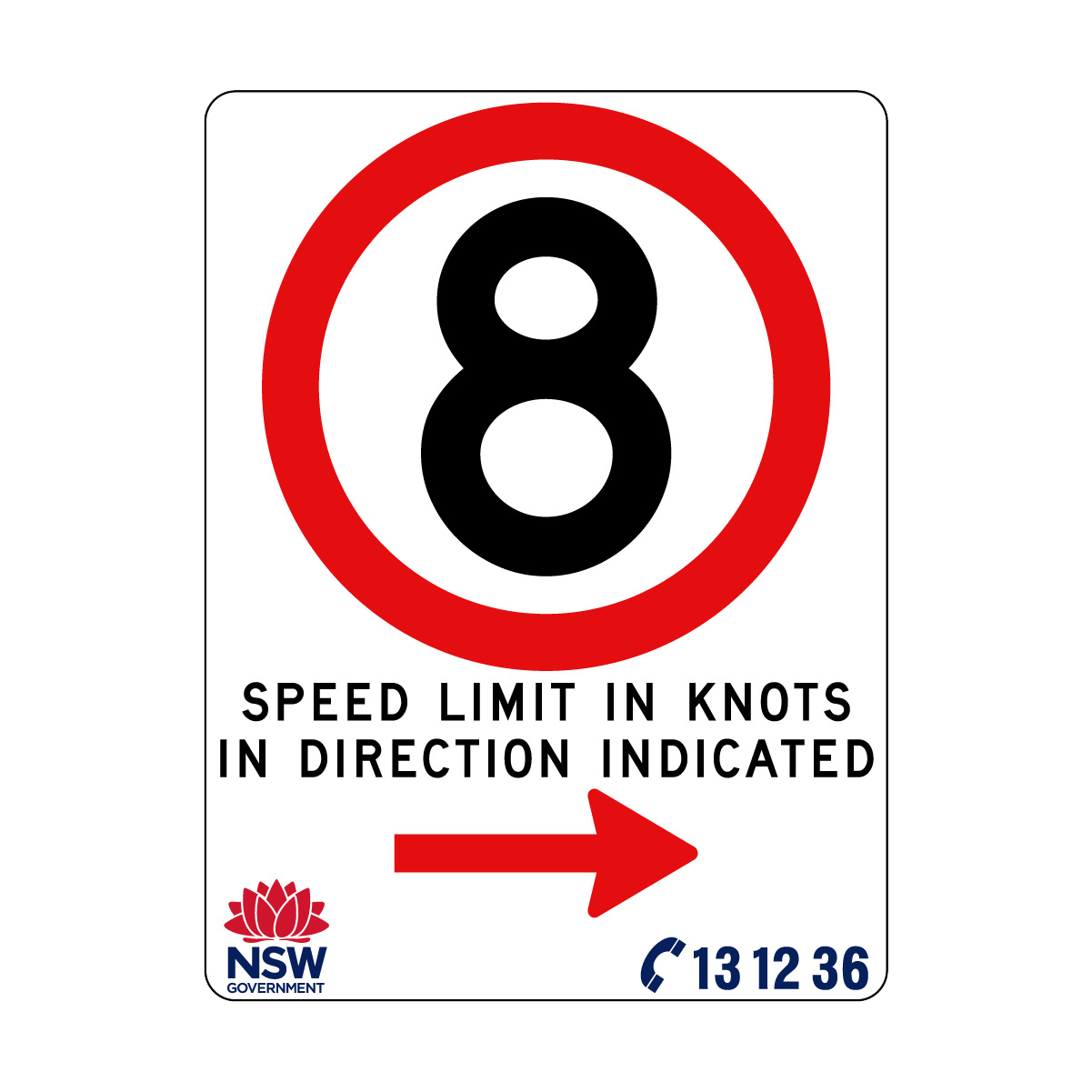 Speed Limit in Knots 900mm x 1200mm