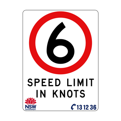 Speed Limit in Knots 900mm x 1200mm