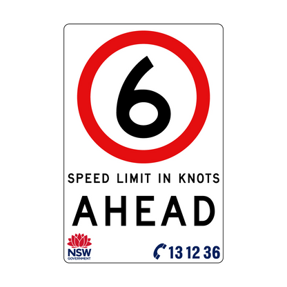 Speed Limit in Knots 1200mm x 1800mm