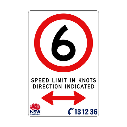 Speed Limit in Knots 1200mm x 1800mm