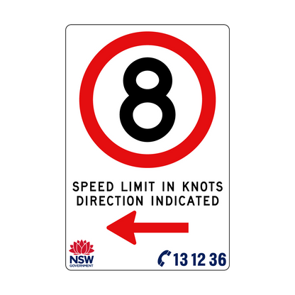 Speed Limit in Knots 1200mm x 1800mm