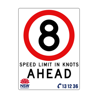 Speed Limit in Knots 1800mm x 2400mm