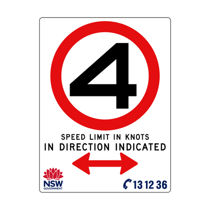 Speed Limit in Knots 1800mm x 2400mm