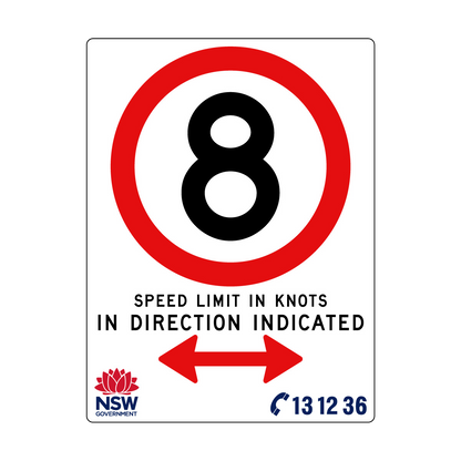 Speed Limit in Knots 1800mm x 2400mm