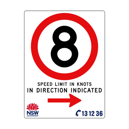 Speed Limit in Knots 1800mm x 2400mm