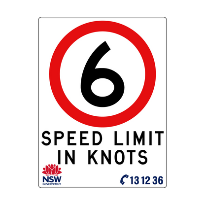 Speed Limit in Knots 1800mm x 2400mm