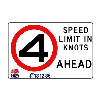 Speed Limit in Knots 1800mm x 1200mm