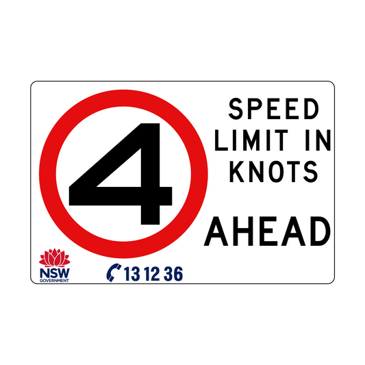 Speed Limit in Knots 1800mm x 1200mm