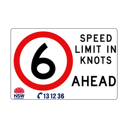 Speed Limit in Knots 1800mm x 1200mm