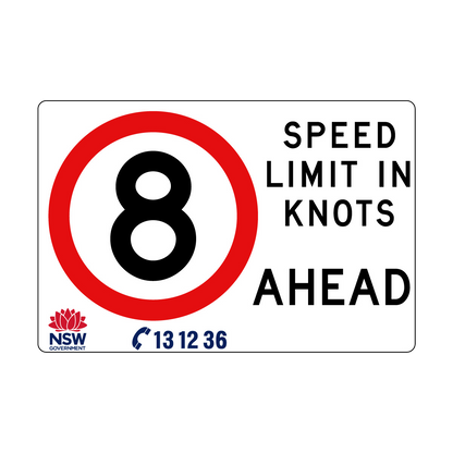 Speed Limit in Knots 1800mm x 1200mm