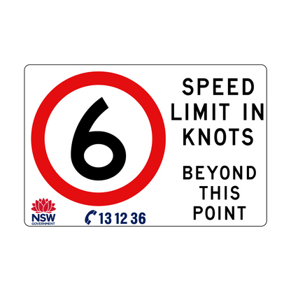 Speed Limit in Knots 1800mm x 1200mm