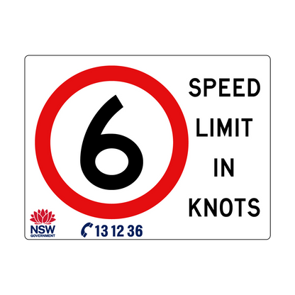 Speed Limit in Knots 2400mm x 1800mm