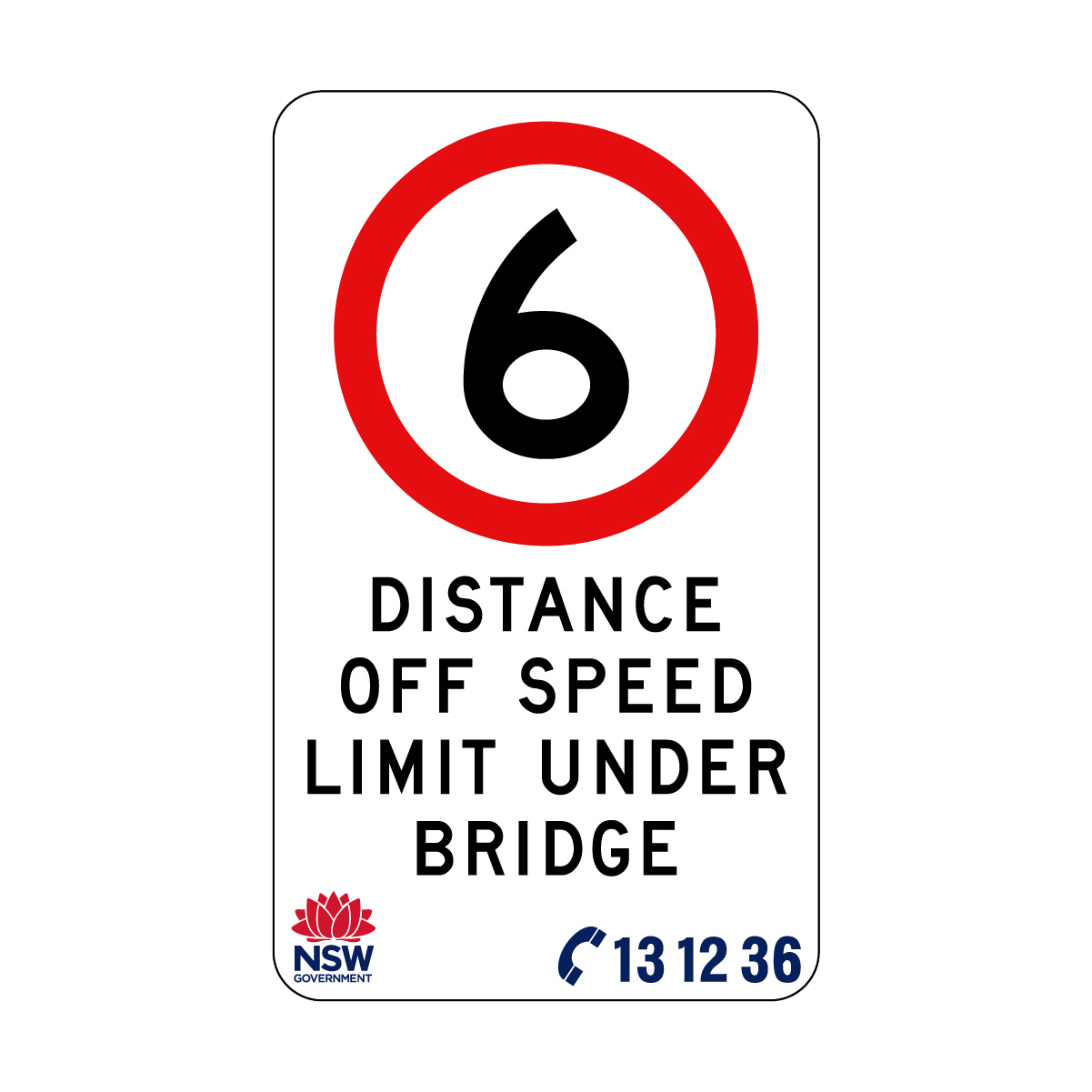 Distance Off Speed Limit Under Bridge