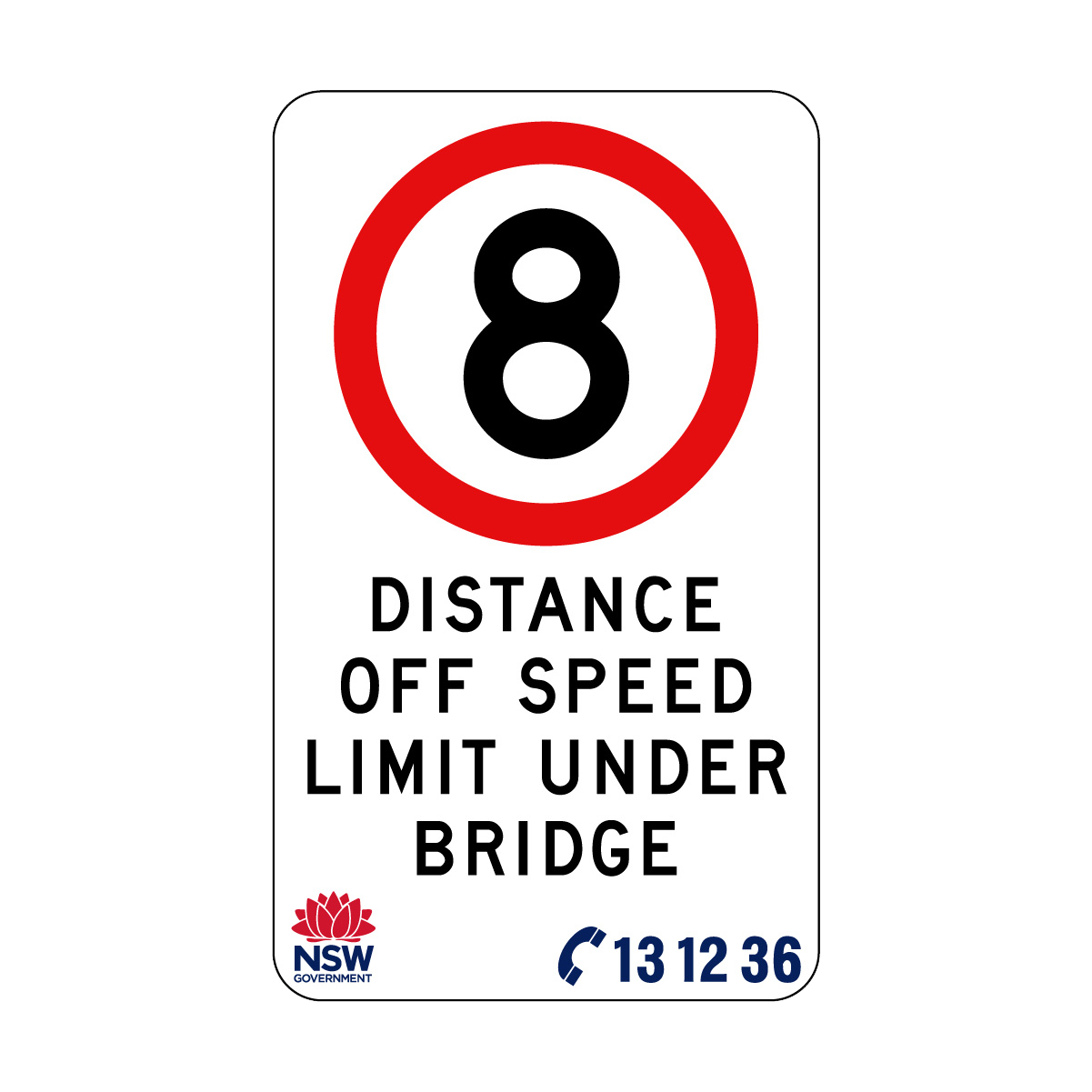 Distance Off Speed Limit Under Bridge