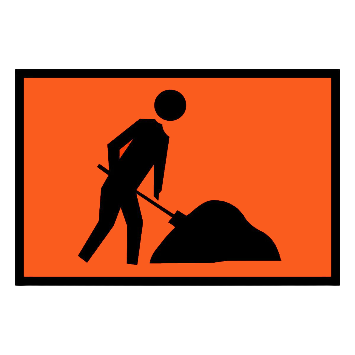 Warning: Workmen Ahead Sign