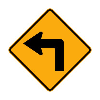 Warning: Arrow Sign