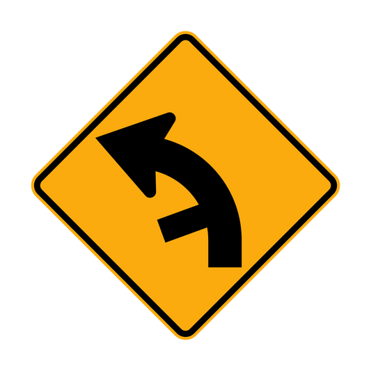 Warning: Junction On Curve Sign