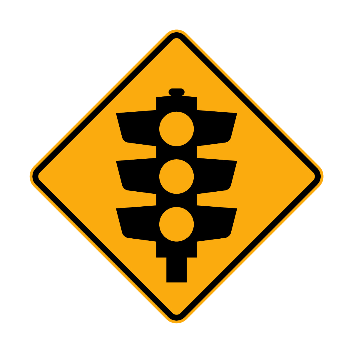 Warning: Traffic Lights Sign