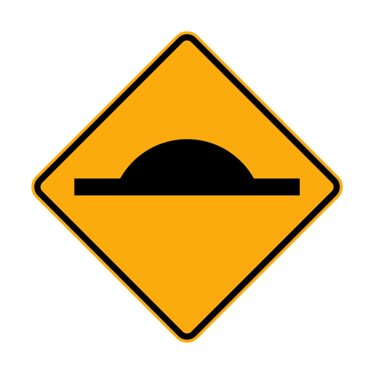 Warning: Speed Hump Sign