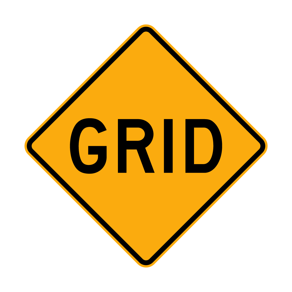 Warning: Grid Sign