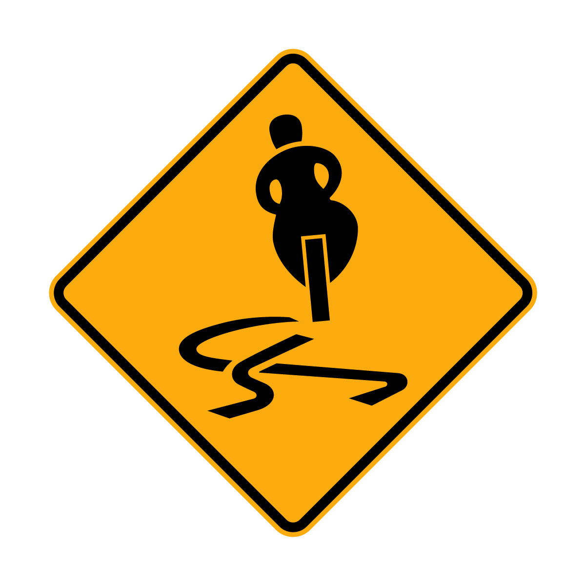 Warning: Motorcyclists Sign