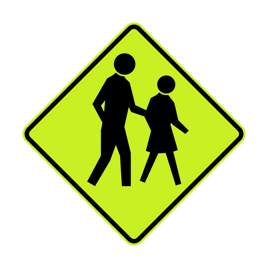 Warning: Pedestrians Sign