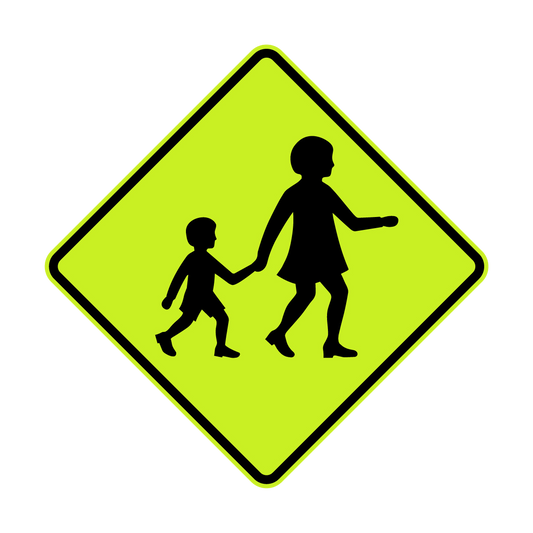 Warning: Children Crossing Sign