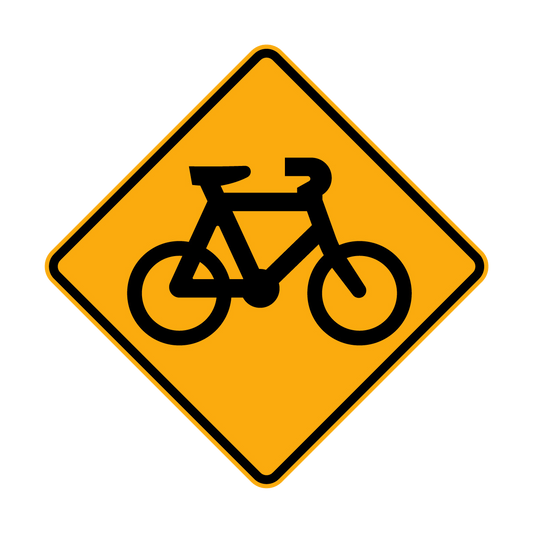 Warning: Cyclists Sign