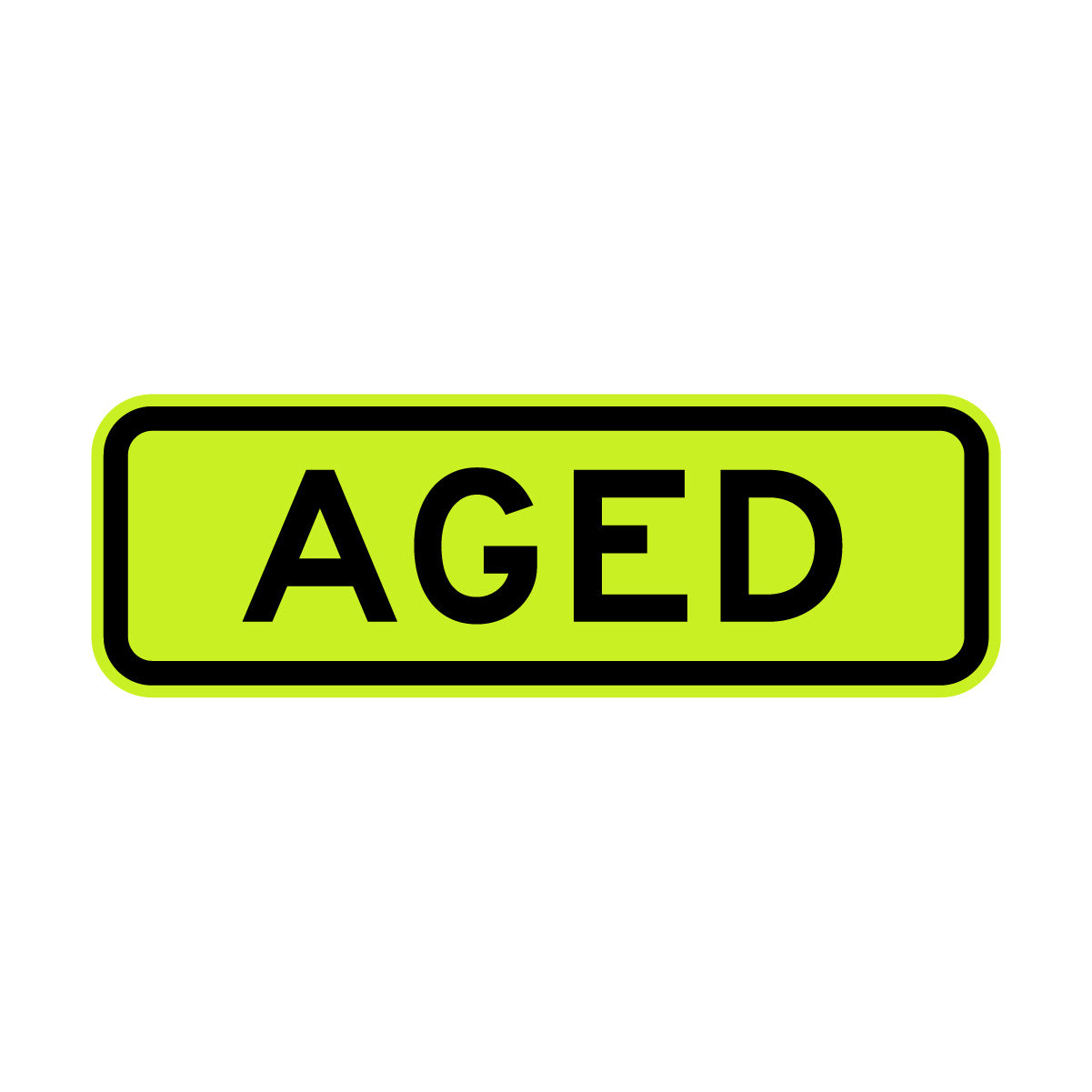 Warning: Aged Sign