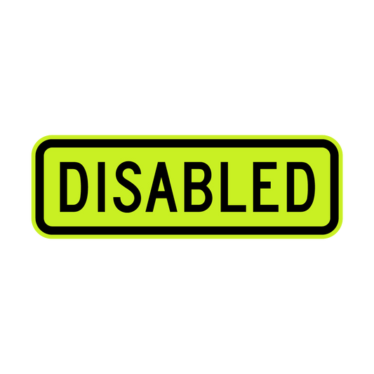 Warning: Disabled Sign