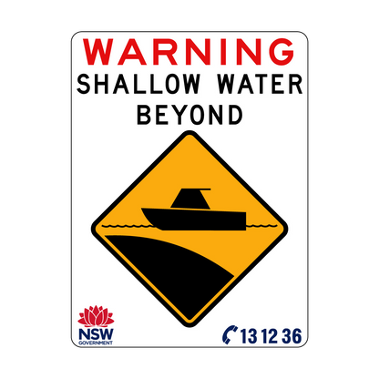 Warning Shallow Water (Symbol) Ahead