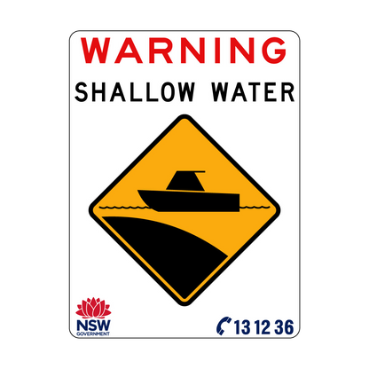 Warning Shallow Water (Symbol) Ahead