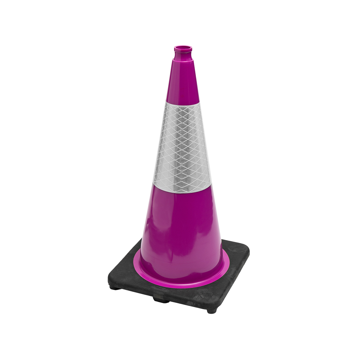 Traffic Cones 700mm Black Base