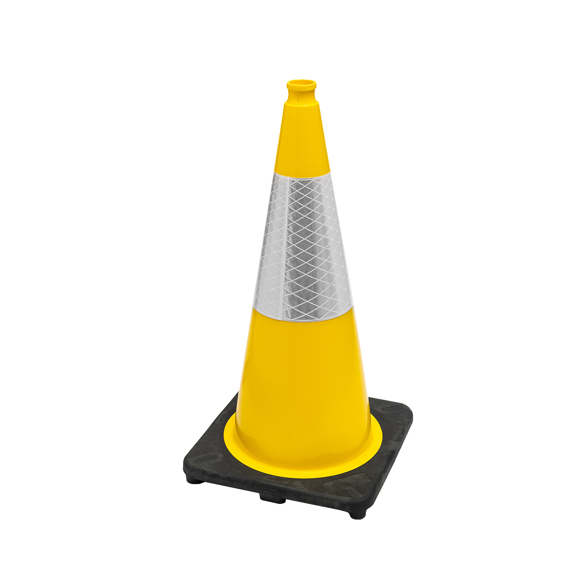 Traffic Cones 700mm Black Base