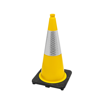 Traffic Cones 700mm Black Base