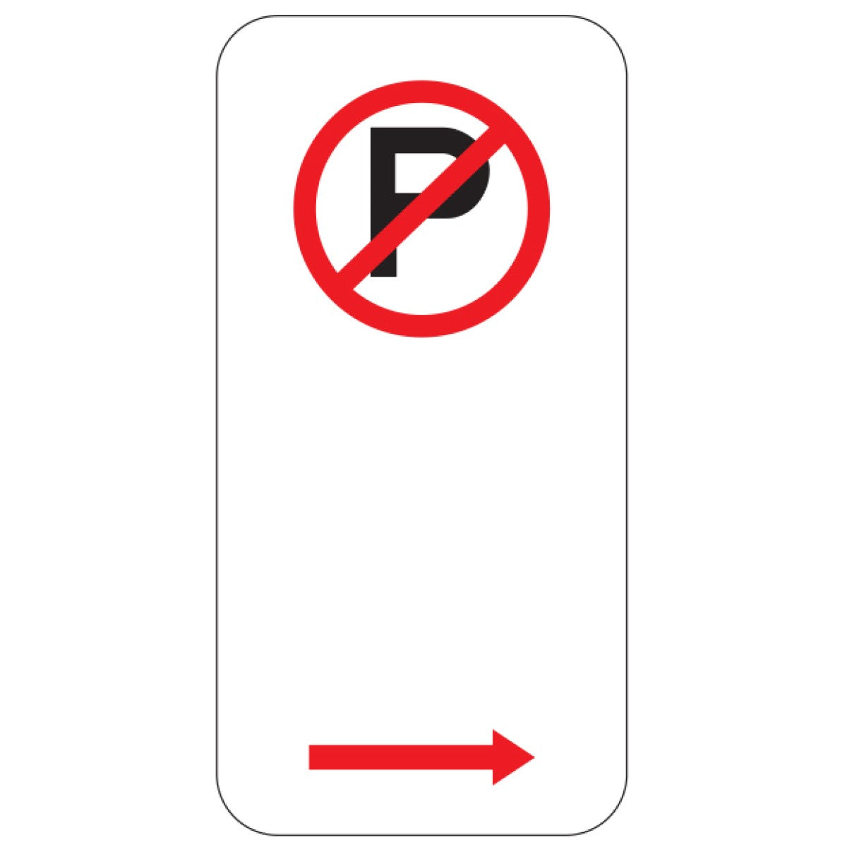 No Parking Sign Right