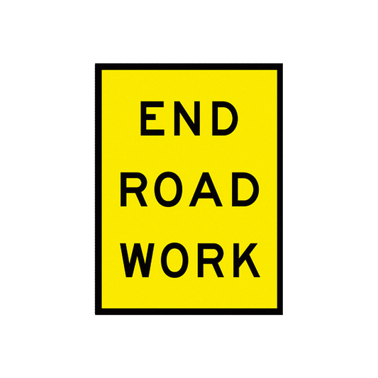 End Roadwork Sign