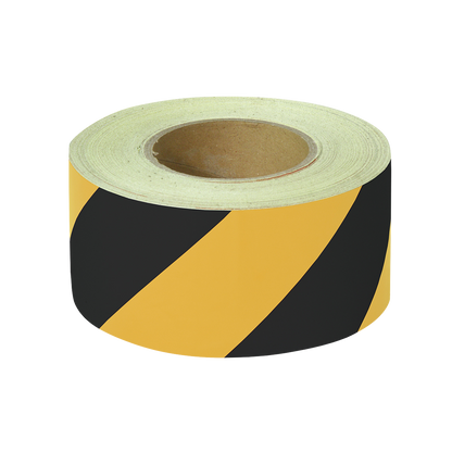 Reflective Zebra Barrier Tape - Yellow & Black