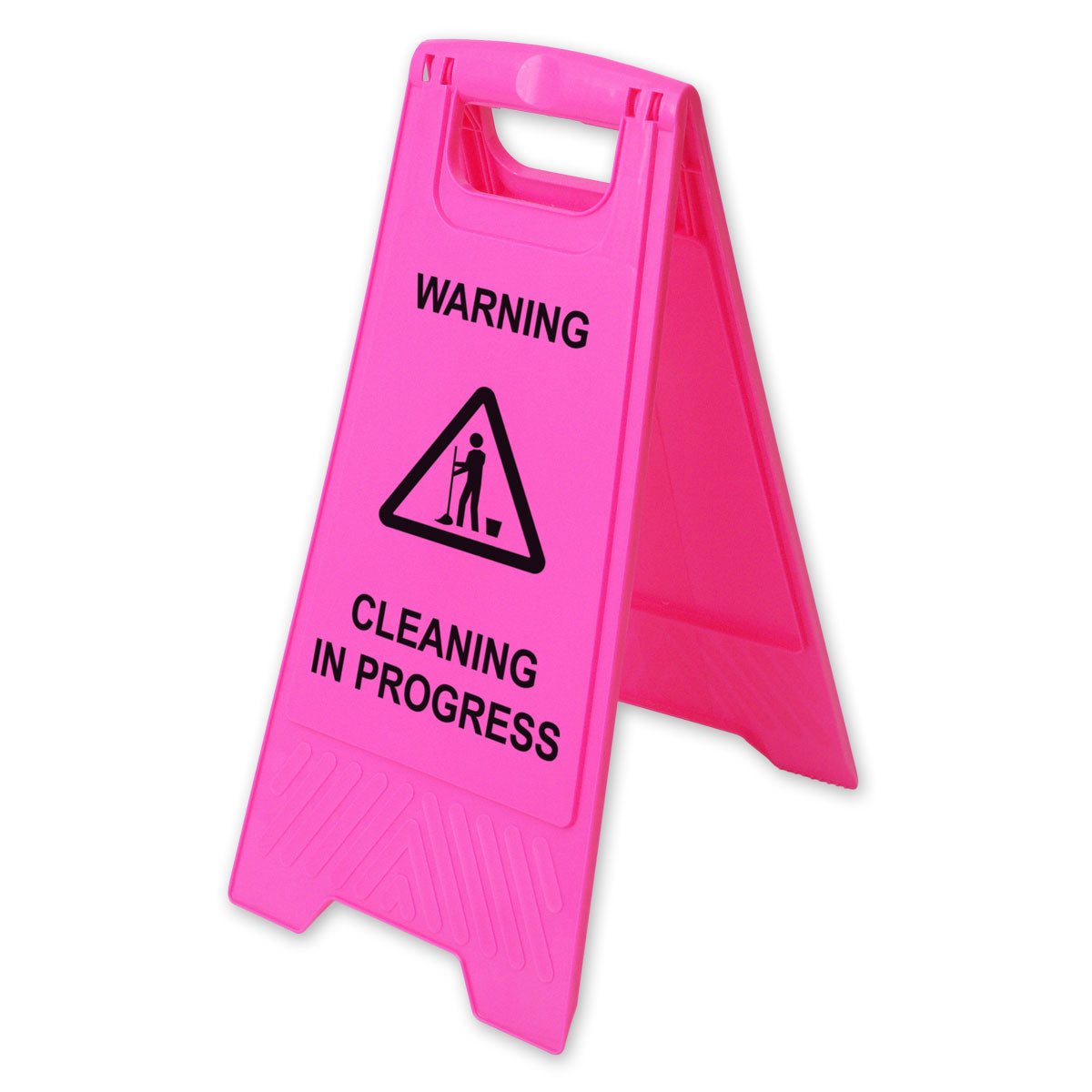 Warning: Cleaning in Progress A-Frame - Pink