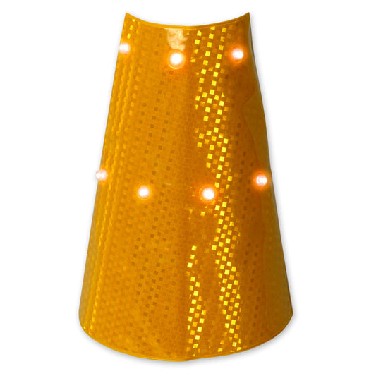 LED Cone Sleeve Yellow Reflective