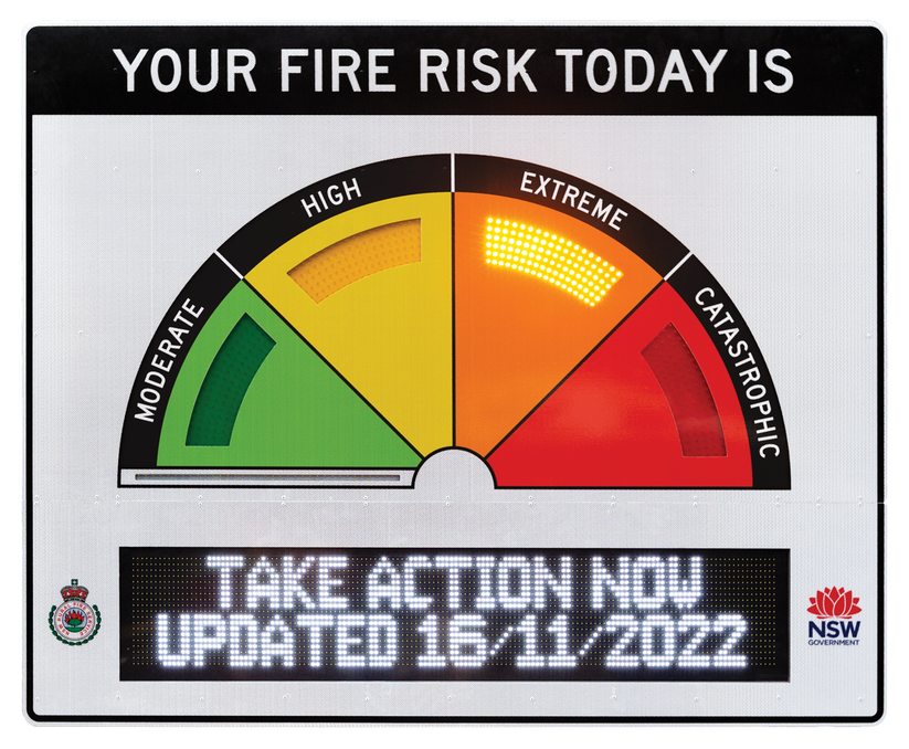 LED Fire Danger Rating Signs HIVIS