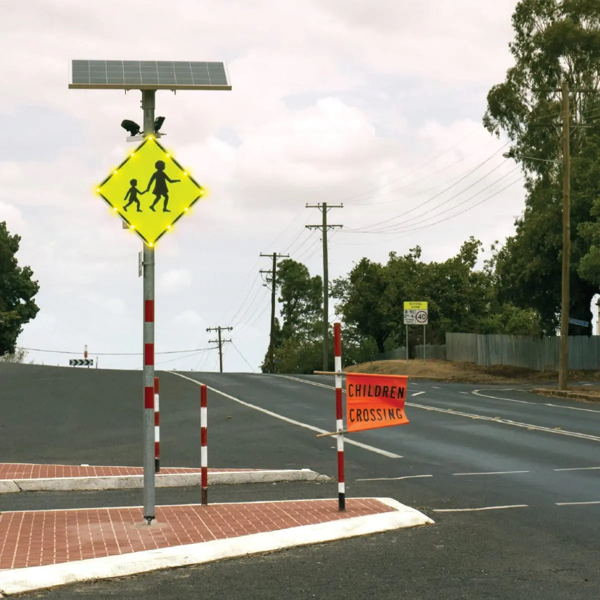 LED Enhanced Warning Signs