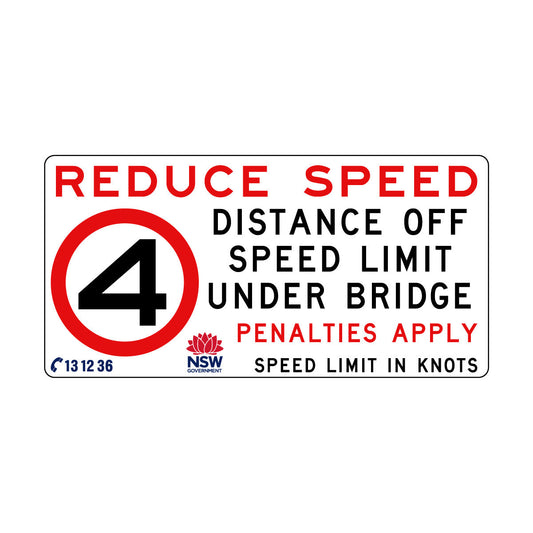 Maritime Speed Limit Signs – HIVIS