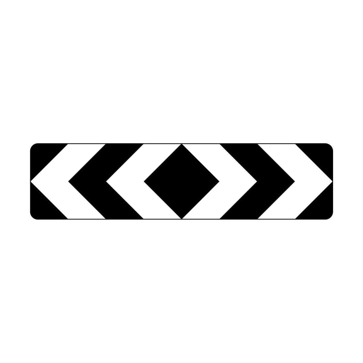 Digitial Chevron Sign Bi-Directional Chevron Hazard Marker – HIVIS Group