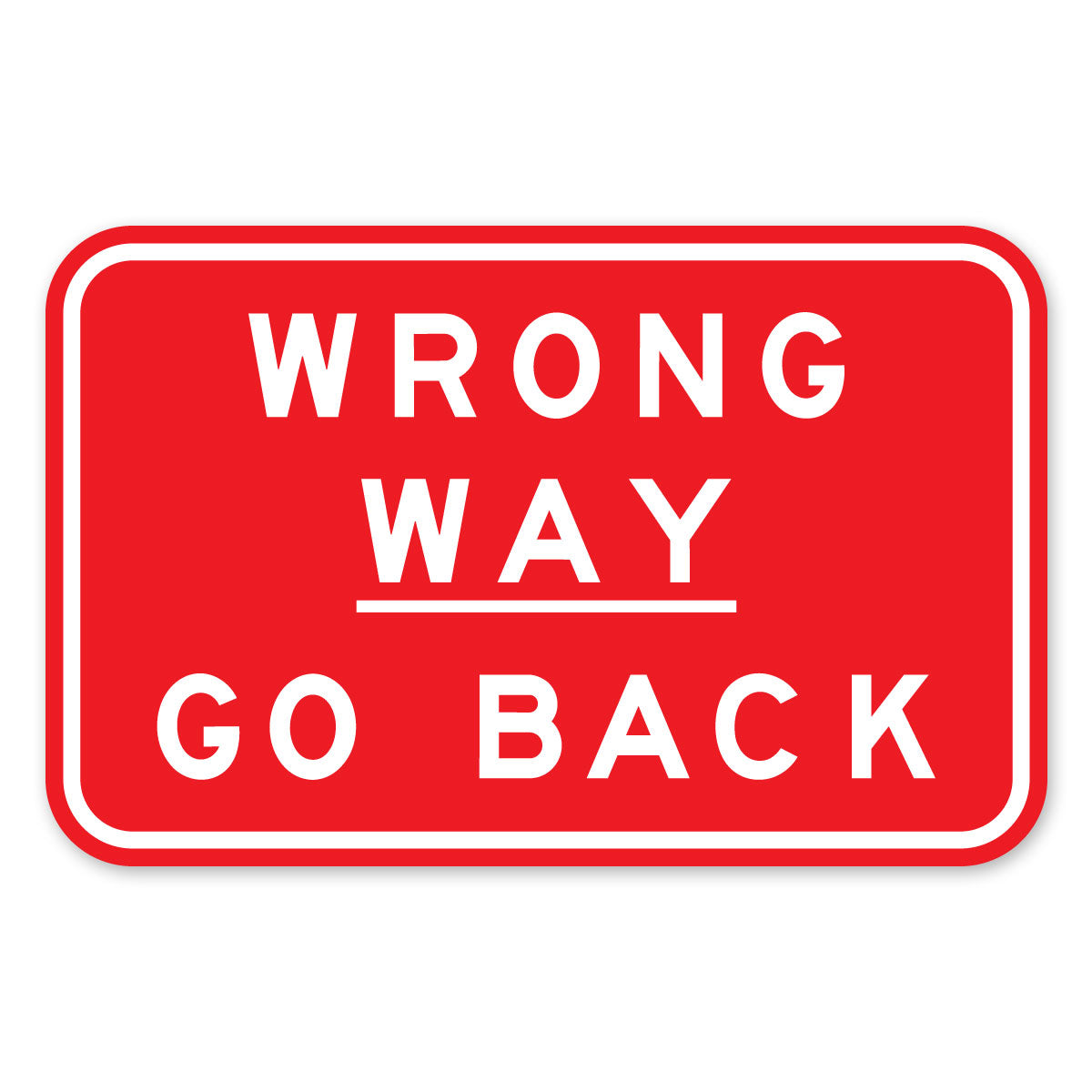Go Back Sign