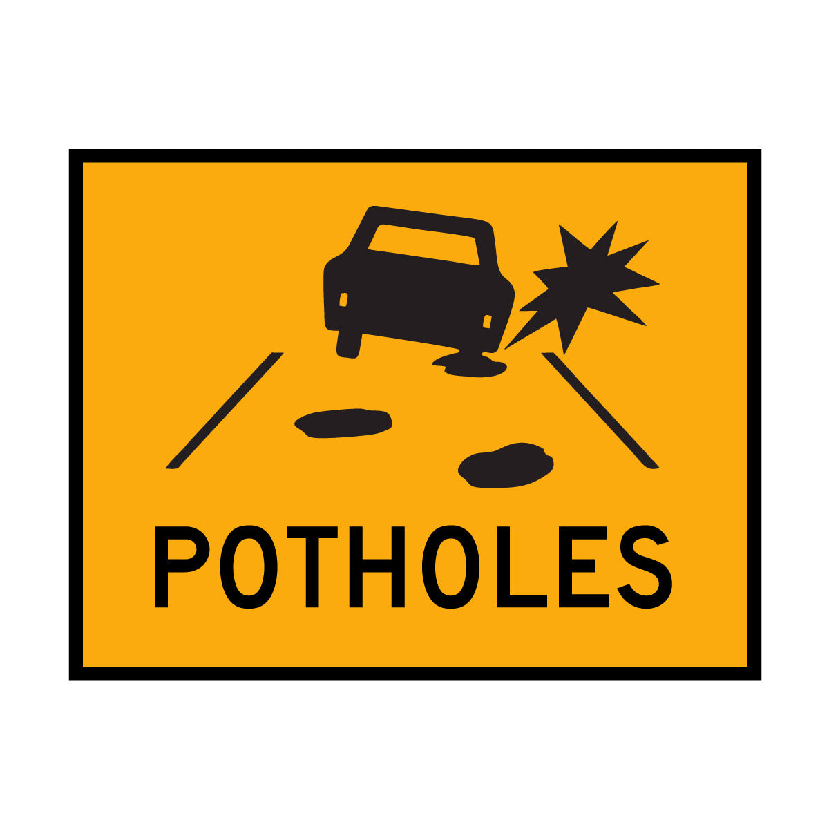 Pothole Road Sign HIVIS Group pothole-road-sign-hivis-group