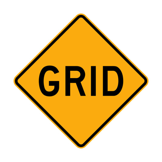 Warning: Grid Sign