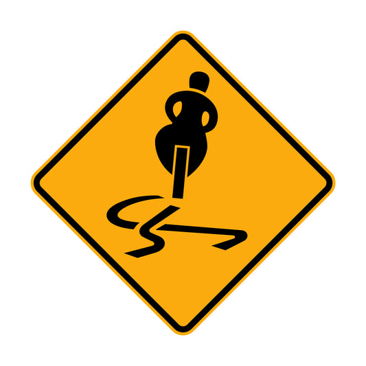 Warning: Motorcyclists Sign
