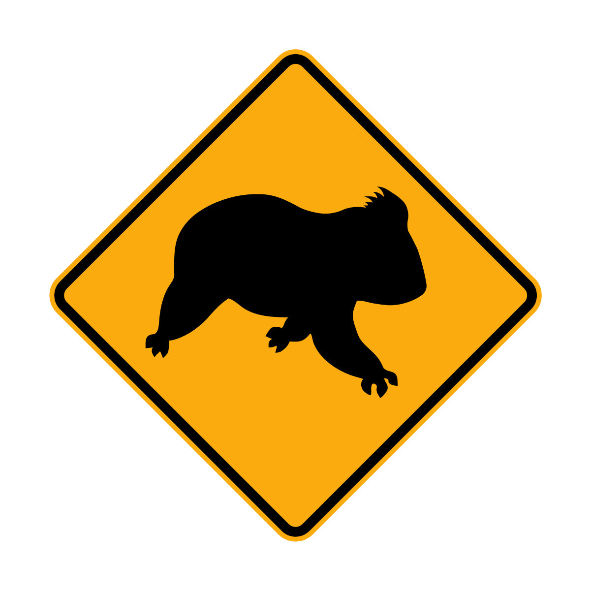 Warning: Koalas On Road Sign